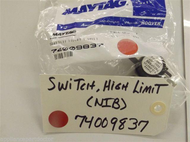 Maytag Whirlpool Stove 74009837 Switch, High Limit NEW IN BOX Maytag Whirlpool Stove 74009837 Switch, High Limit NEW IN BOX